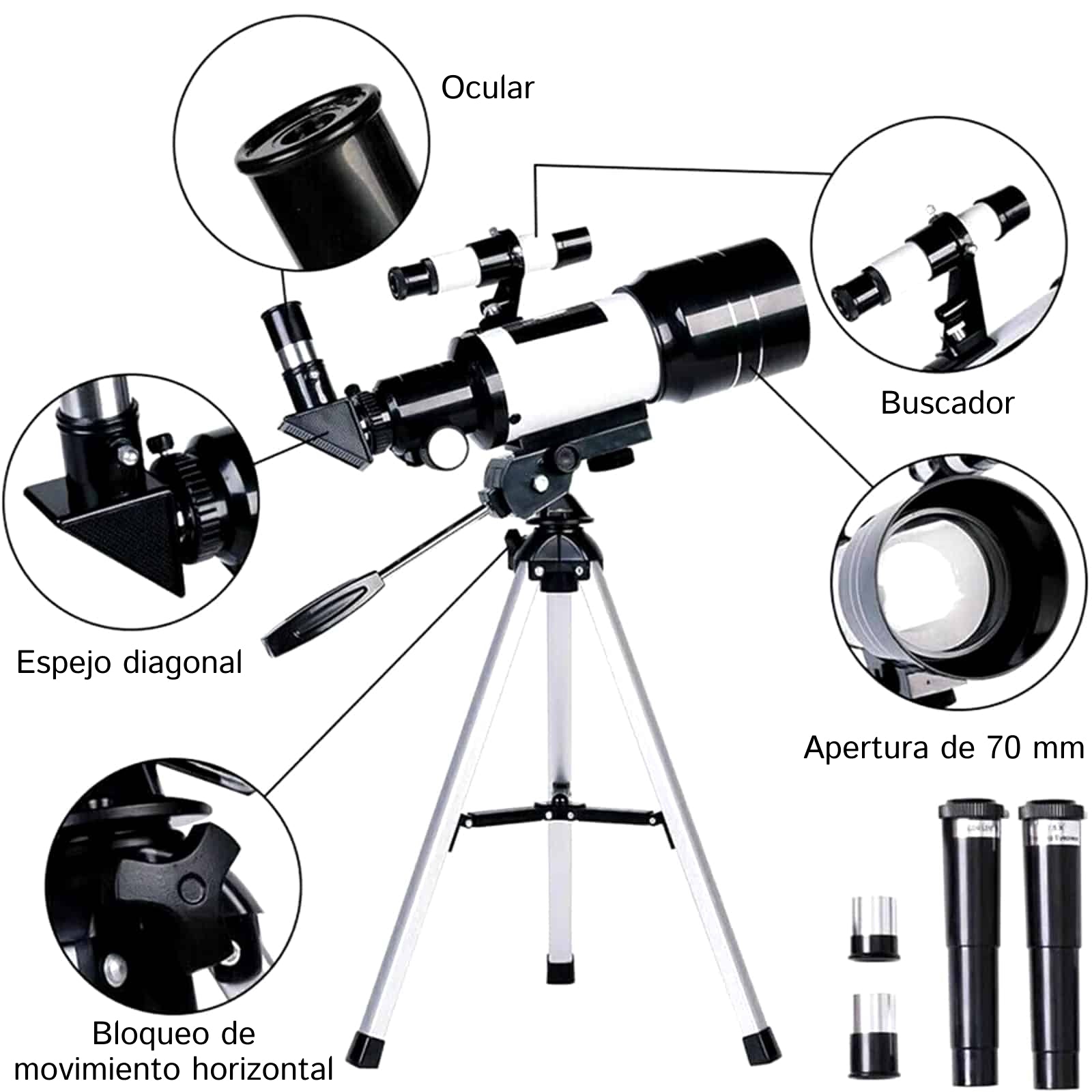 Astrobupy Telescopios para Niños
