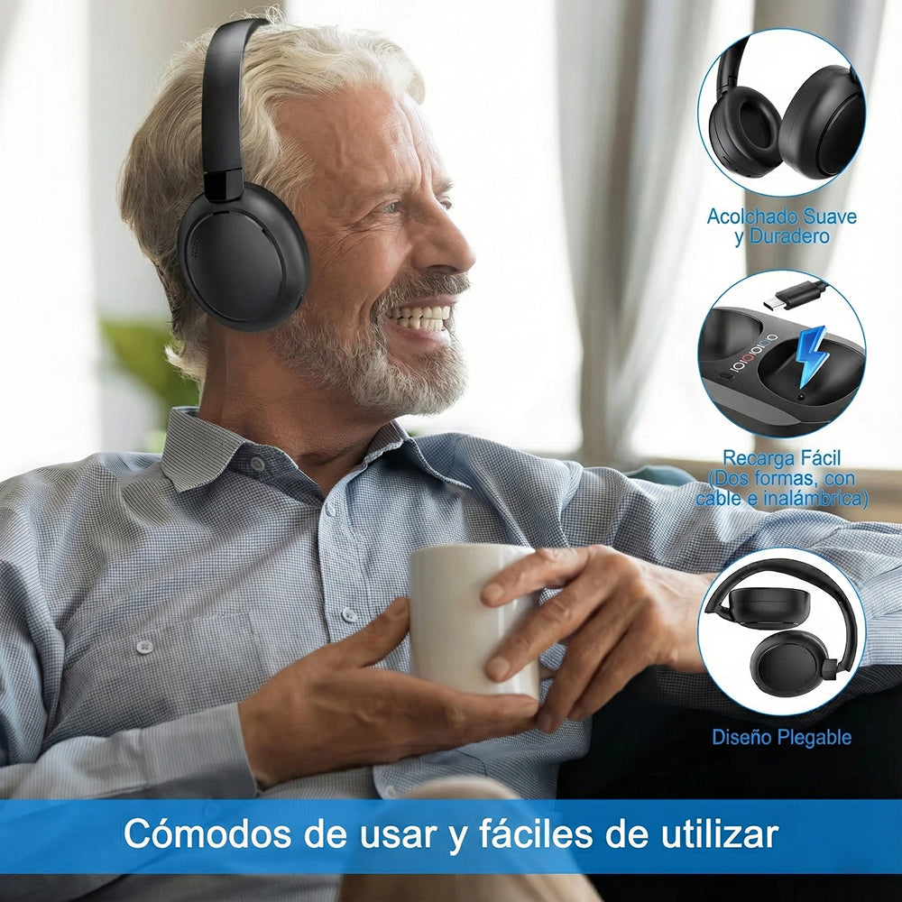 CozeTone Auriculares Para TV Personas Mayores