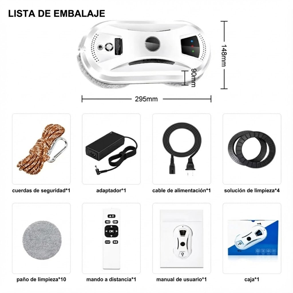 GlidePex Robot Limpiacristales