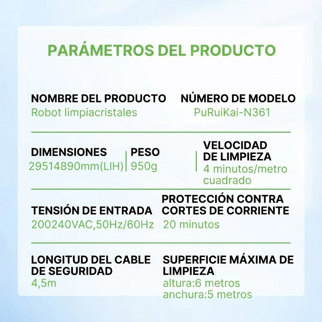 GlidePex Robot Limpiacristales