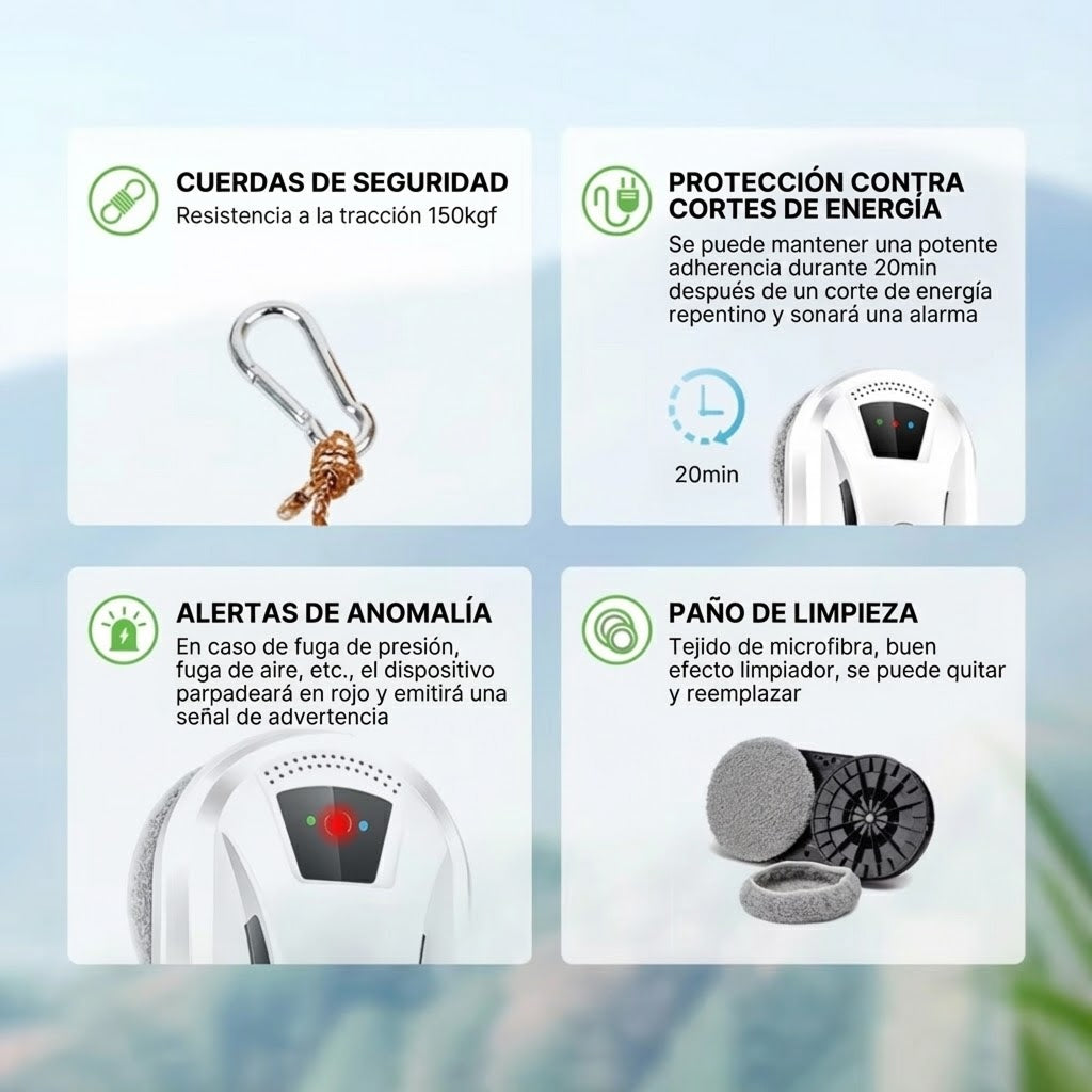 GlidePex Robot Limpiacristales