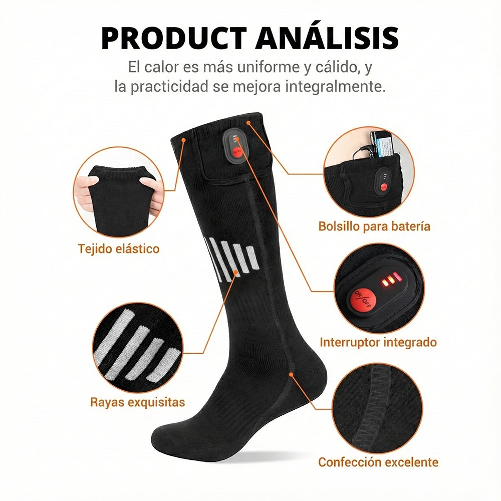 HetFosox Calcetín Calefactable