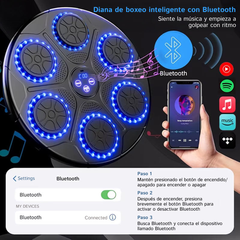 SoundyPow Maquina de Boxeo Musical