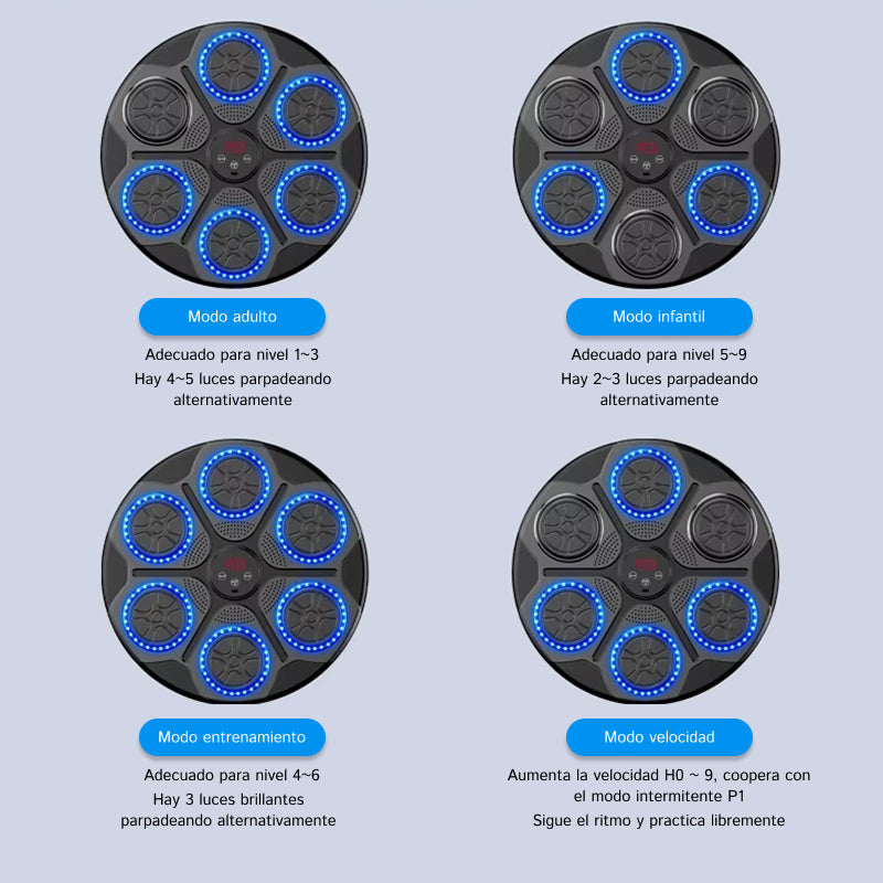 SoundyPow Maquina de Boxeo Musical
